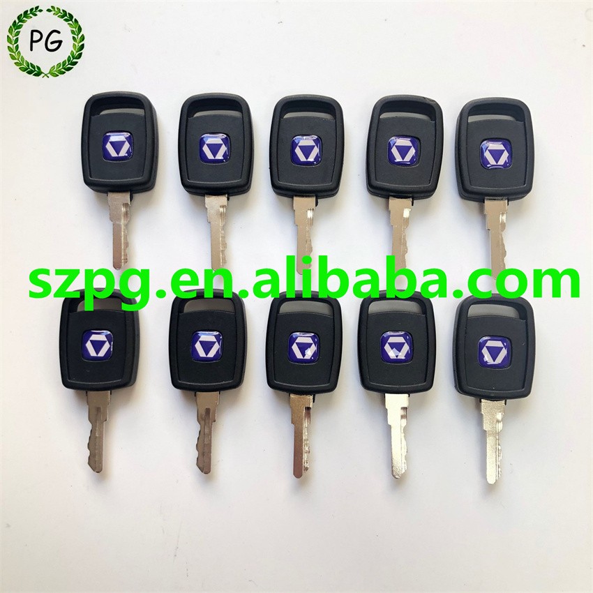 10pcs XCMG Key for Xugong Liugong Bearing 30E 40B 50C 50CN 855 856 Electric Lock Key