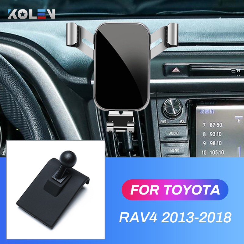 Car Mobile Phone Holder For Toyota RAV4 2013 2014 2015 2016 2017 2018 Gravity GPS Stand Special Mount Vent Navigation Bracket