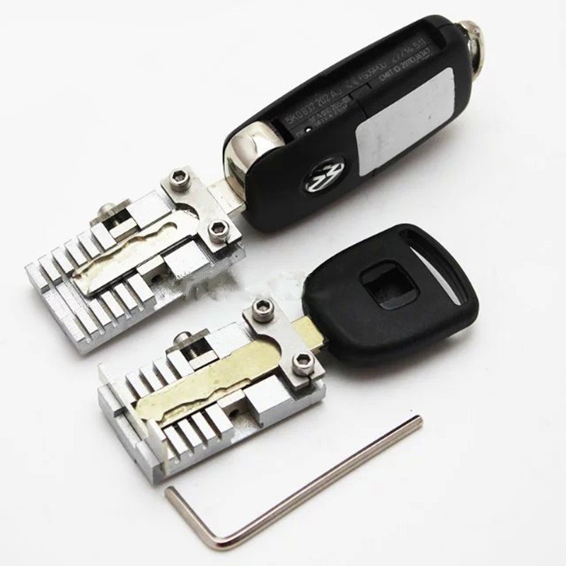 HUK Multifunction Universal Auto or Home Key Machine Fixtures Clamp Locksmith Tools Replacement Parts for Key Duplicator