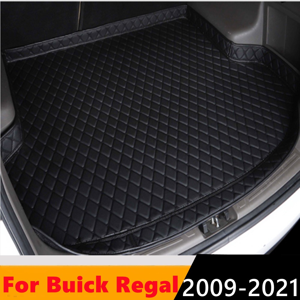 Sengayer Car Trunk Mat All Weather Auto Tail Boot Luggage Pad Carpet High Side Cargo Liner Fit For Buick Regal 2009 2010 11-2021