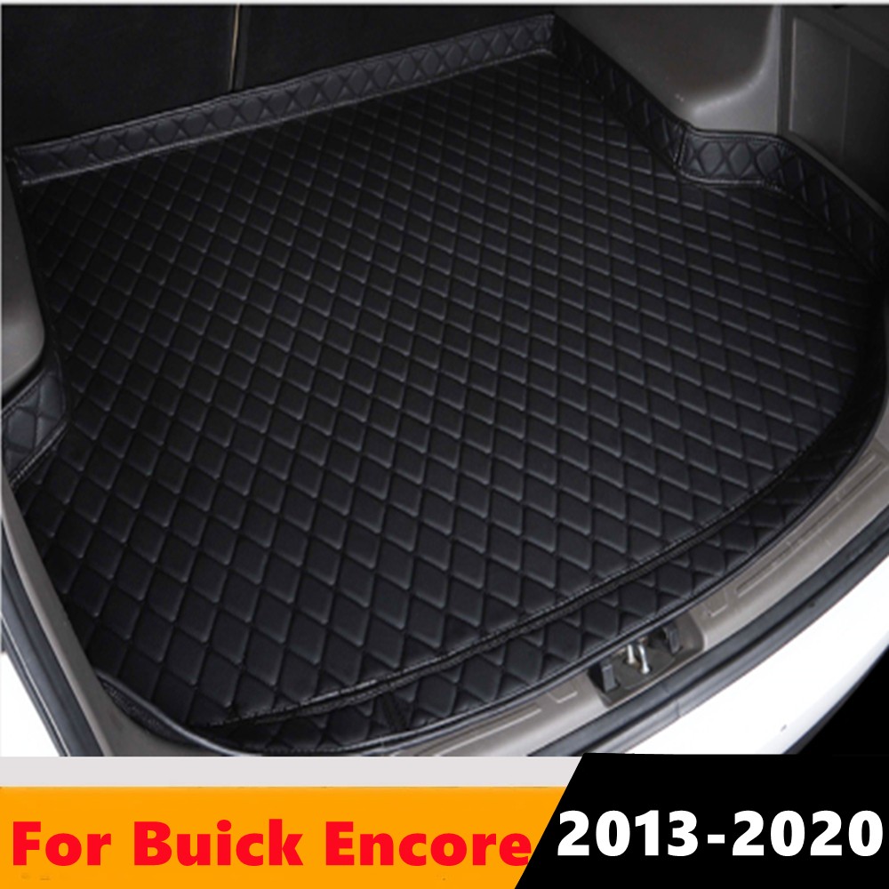 Sengayer Car Trunk Mat All Weather Auto Tail Boot Luggage Pad Carpet High Side Cargo Liner Fit For Buick Encore 2013 2014-2020