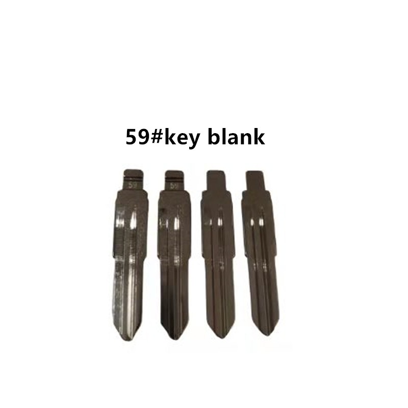 10pcs 59# Replacement flip blade remote key car key blank for Chery A1 remote key