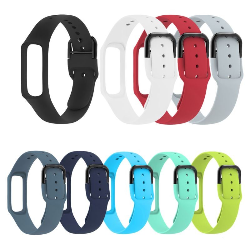 Anti-Scratch Soft Silicone Watch Band Wrist Strap Replacement For Samsung Galaxy Fit-e R375 Smart Watch Bracelet Accessories