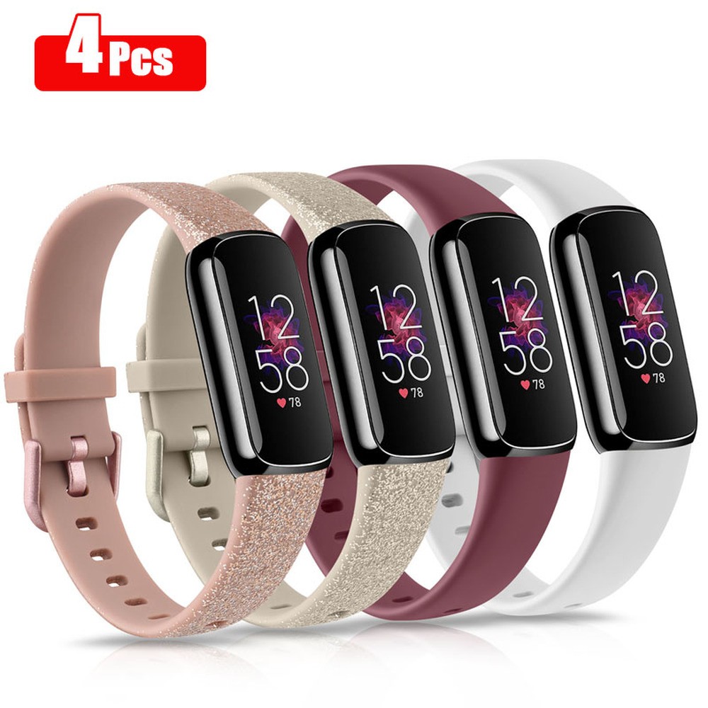 4pcs/lot Watch Strap For Fitbit Lux Band Soft Smart Watch Wristband Watchband Replacement Band For Fitbit Lux Strap Accessories