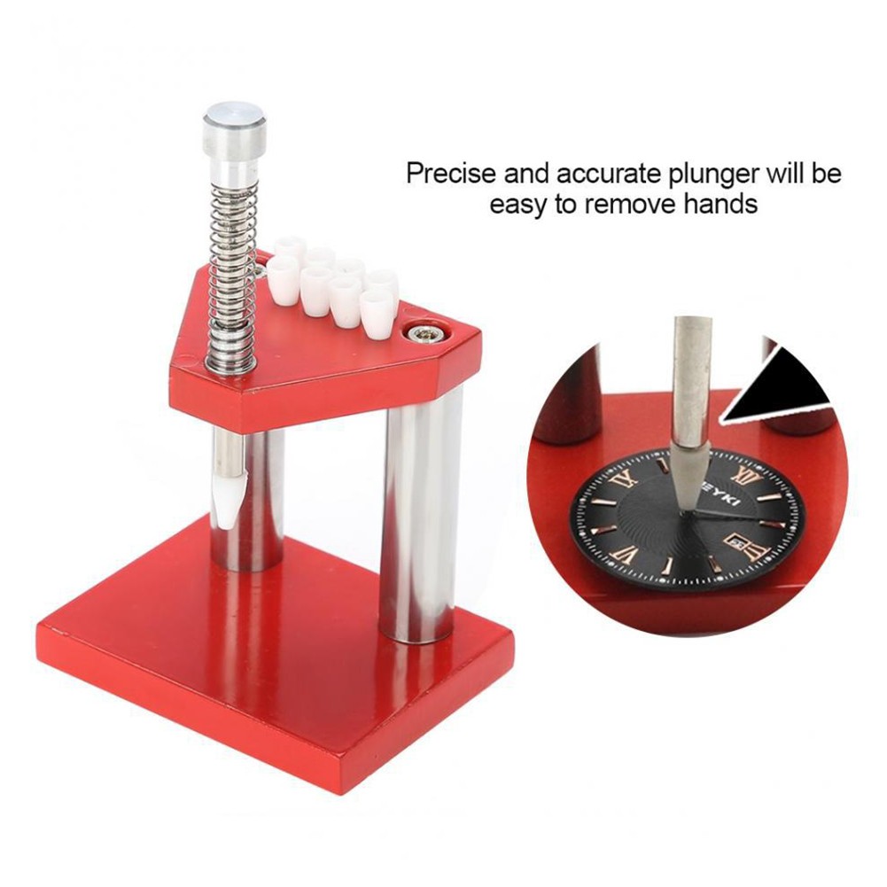 Wristwatch Needle Pressure Remover Portable Wristwatch Piston Puller Precision Parts Watches Repair Fittings Tools Red