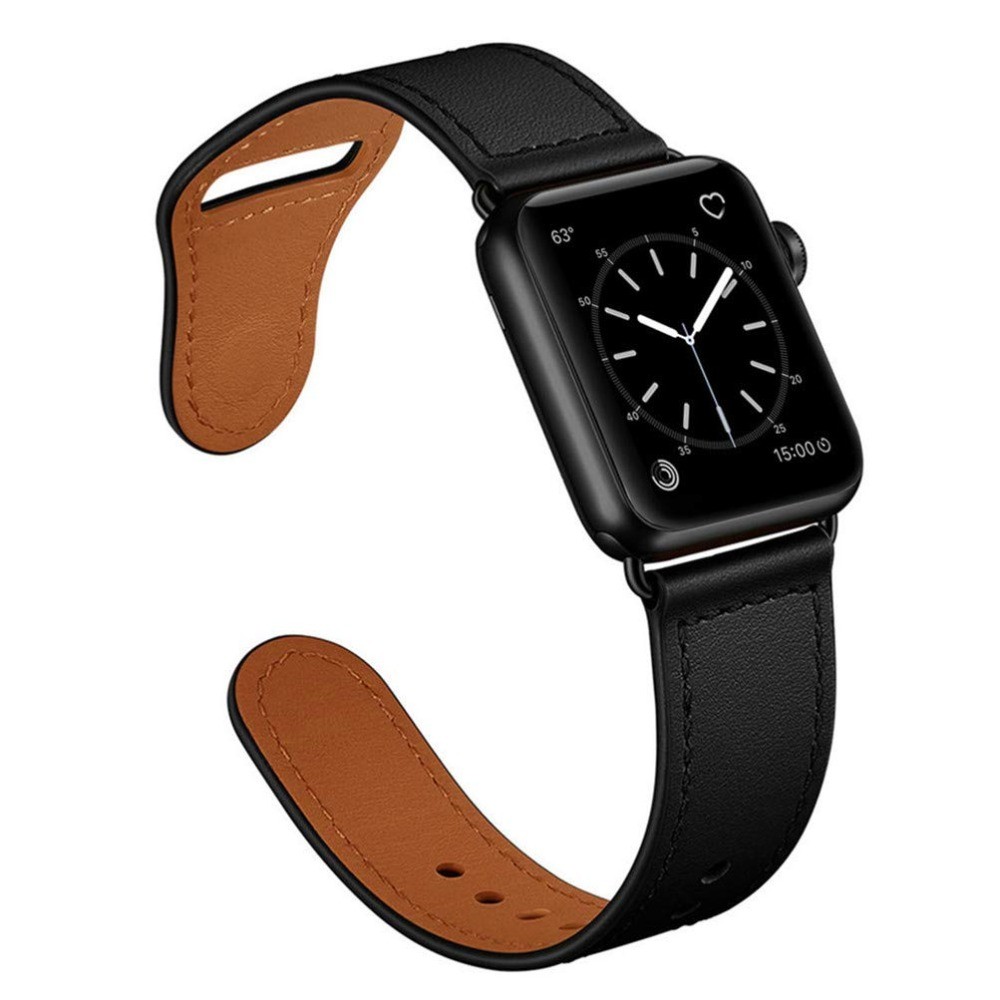 leather strap for apple watch band 44mm/40mm 42mm/38mm pulseira watchband smart watch strap iwatch bracelet apple watch 5 4 3 se 6