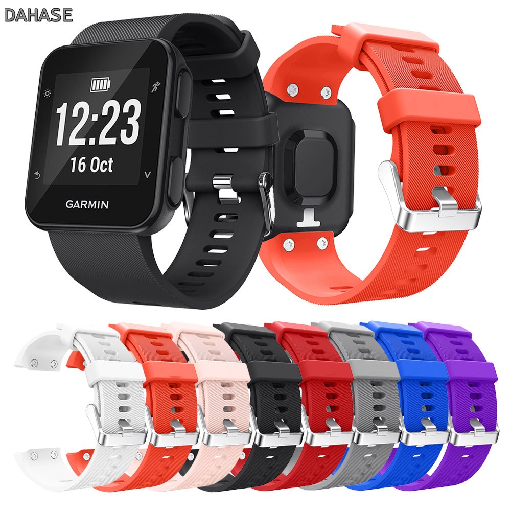 Replacement Wristband Watch Band for Garmin Forerunner 35 Smart Watch Strap Soft Silicone Wrist Watch Bracelet Band Strap