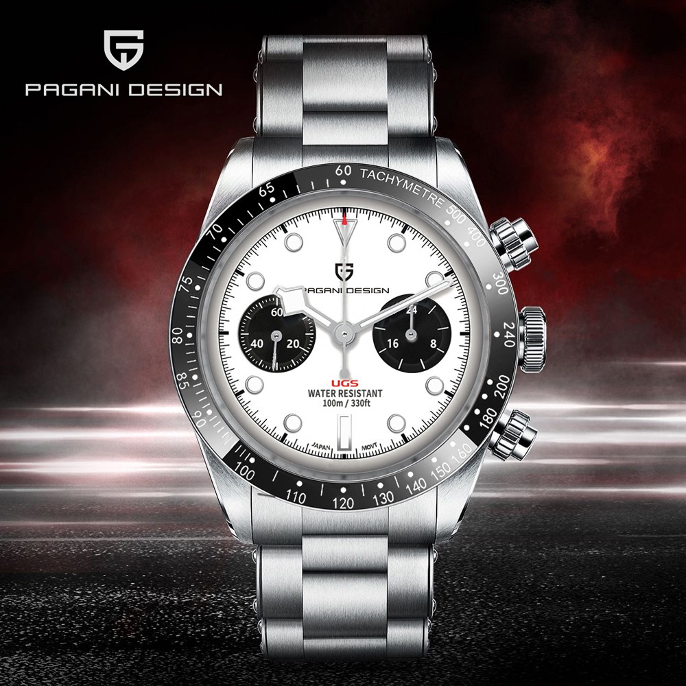 Pagani Design Panda Retro Watch Men 2022 Quartz Wrist Watch Men Luxury Sports Chronograph Luminous Sapphire Mirror Reloj Hombre