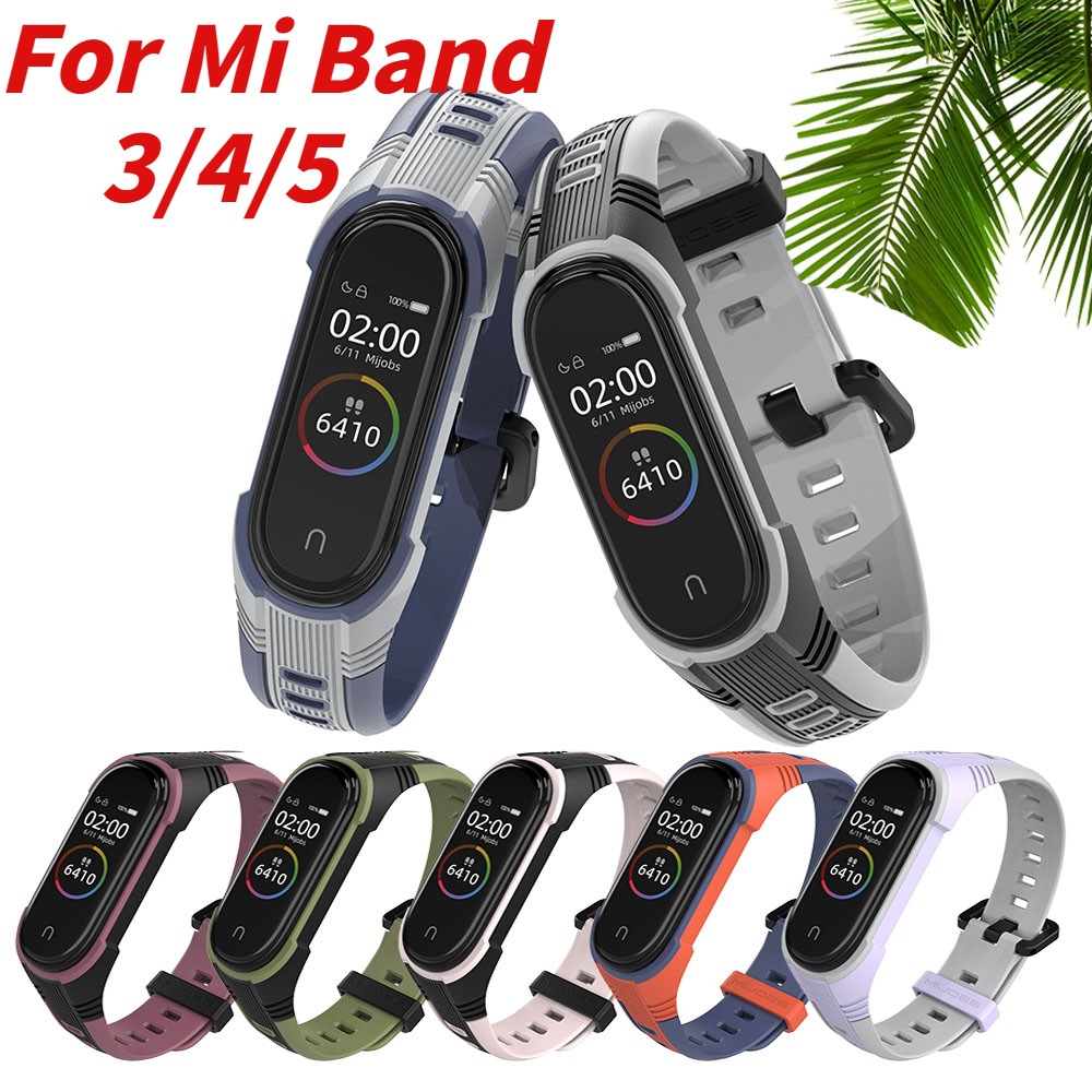 Replacement Strap for Xiaomi Mi Band 5 4 3 Breathable Strap on Mi Band4 Band3 Band5 Breathable Strap on Xiaomi Mi Band 3 4 5