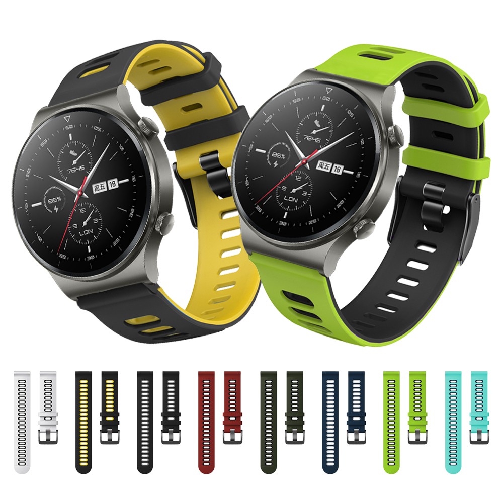 Sport Silicone Band For Huawei Watch GT2 Pro Silicone Watchband Original For Watch GT 2e GT2 42mm 46mm Bracelet 22mm 20mm Strap