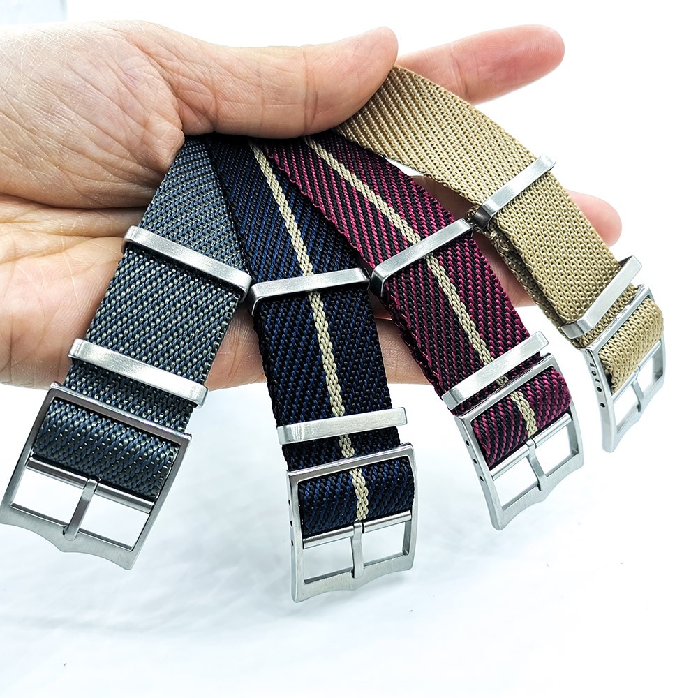 20mm 22mm Premium Striped Nylon NATO Watch Strap Zulu Watch Straps for Tudor Seiko Replacement Watch Strap Military Bracelet