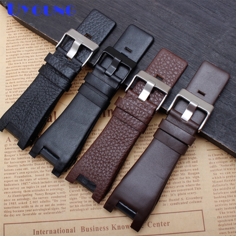 Genuine Leather Watch Strap for Diesel DZ1216 DZ1273 DZ4246 DZ4247DZ287 Watch Bracelet Mens Watchband Wrist Band