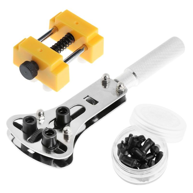 1 set watch repair tools mount watch opener back cover opening 3 claws base kit professional watch for watch jewelry