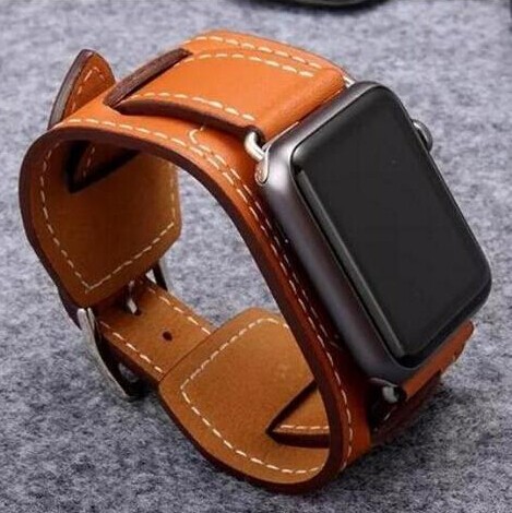 41/45mm Connect Bracelet Strap with Connector for iWatch Series 7 6 5 4 3 2 1 Leather Loop for Apple Watch Band 42mm 38mm 40mm 44mm