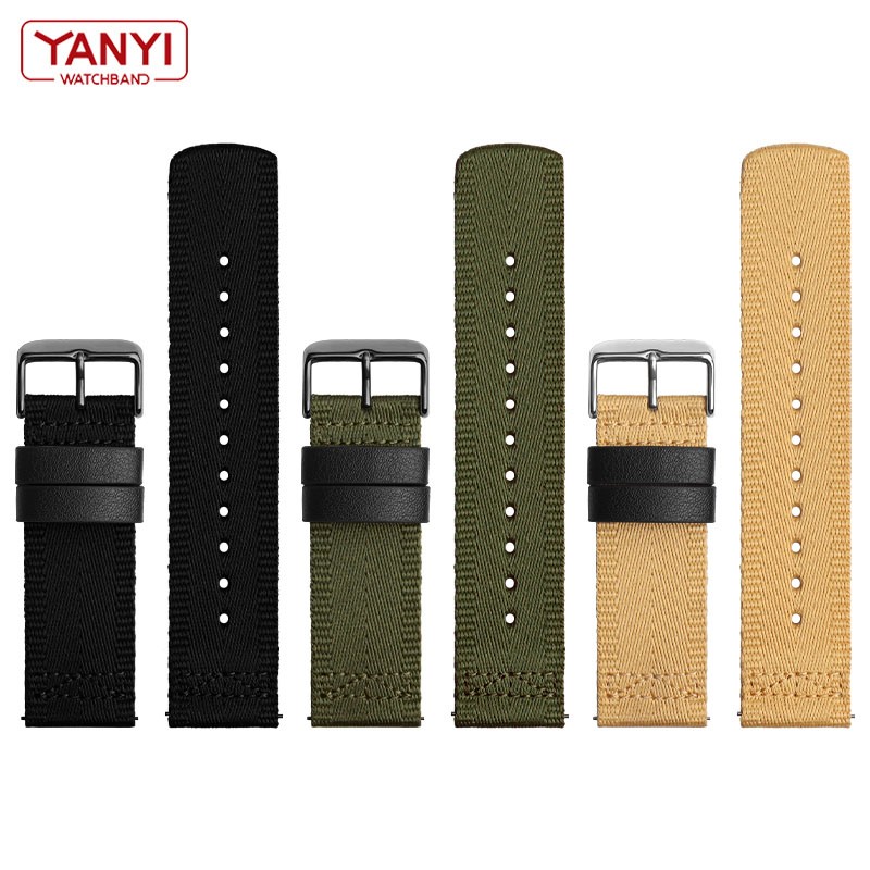 Senior nylon watch band 24mm for casio GA 2000 PRG-600YB-3 prg-650 PRW-6600 watch strap waterproof bracelet wrist band