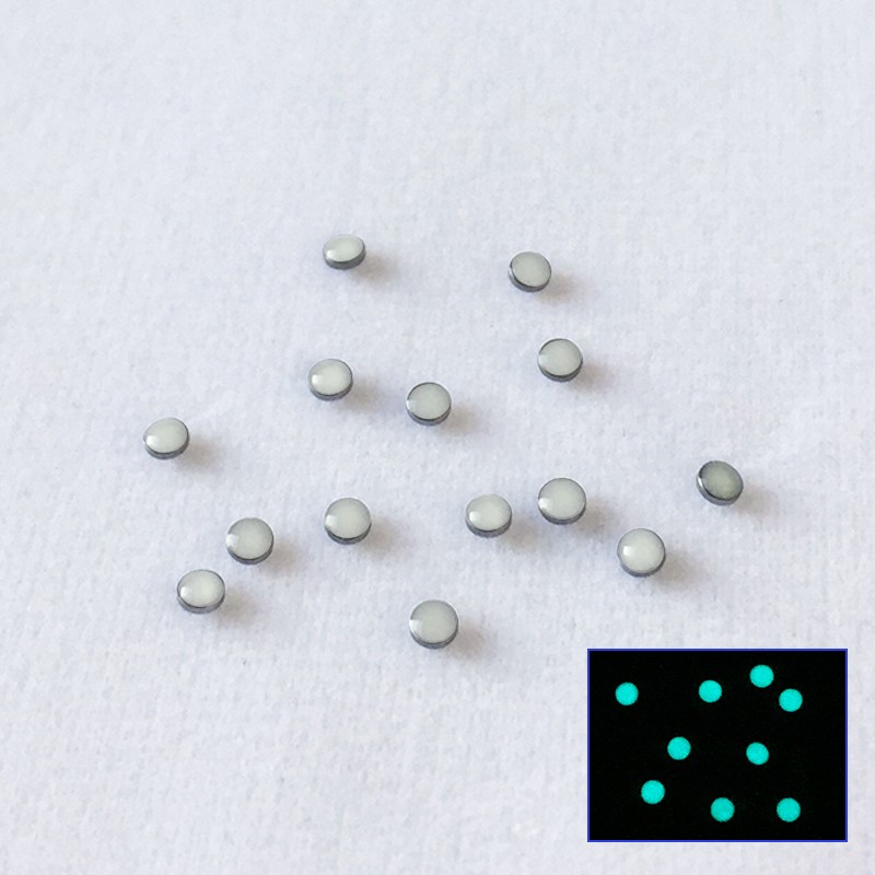 Luminous point at 12 bezel inserts for Seiko lume pip watch parts