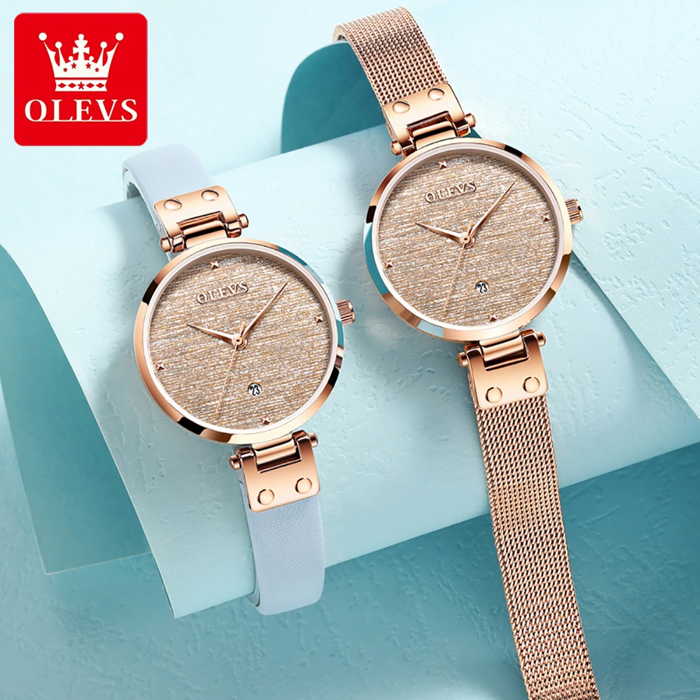 Women Watch 1 Bracelet Set Japan Quartz Movement Waterproof Ladies Wristwatch Stainless Steel Band Classic Watches for Women Wom