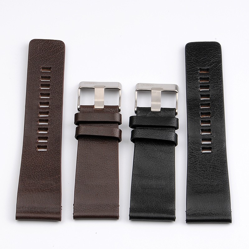 High Quality Genuine Calf Hide Leather Watchbands for Diesel Watch Strap Men Wrist Watch Bands 26mm 27mm 28mm 30mm 32mm 34mm