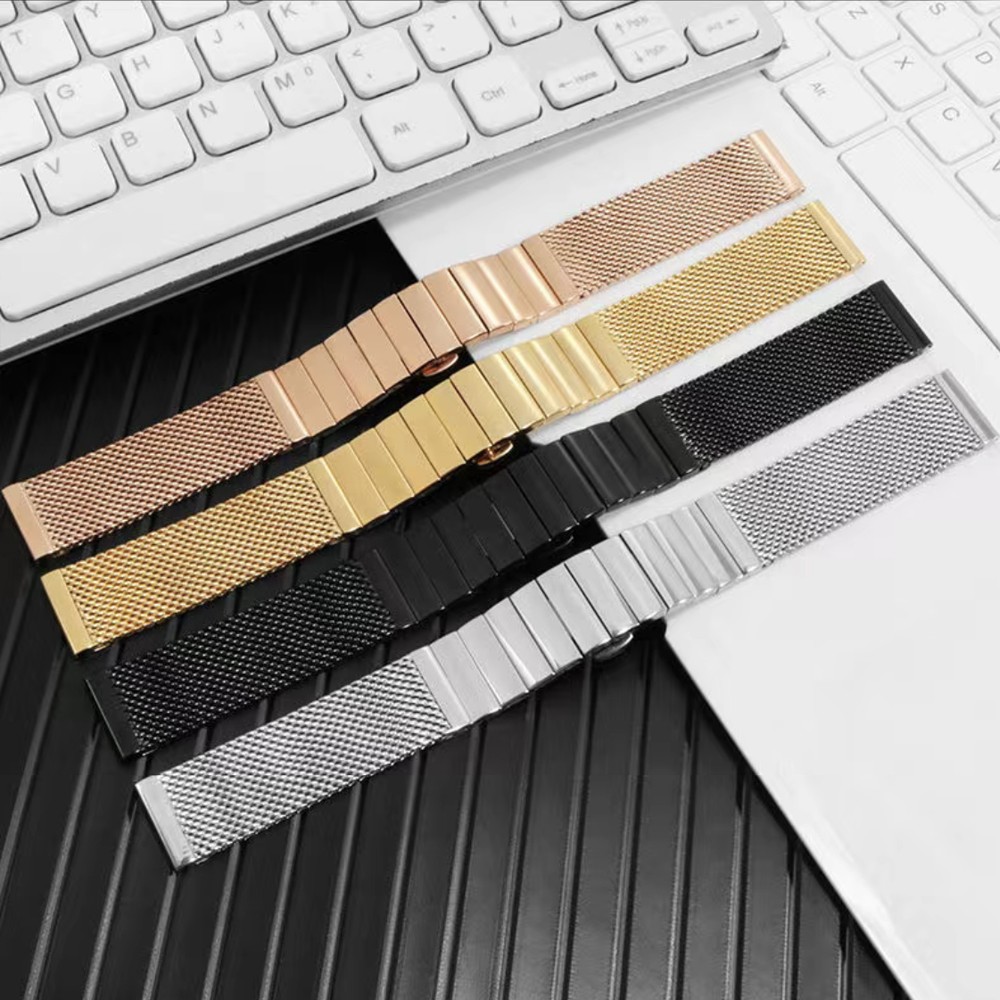 Stainless Steel Watch Strap Luxury Metal Watchband Watch Band Accessories Milanese Mesh Solid Bracelet 18mm 20mm 22mm 24mm