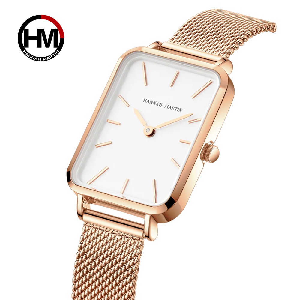 Luxury Ladies Ultrathin Quartz Watch Bracelet Simple Fashion Japanese Movement Stainless Steel Mesh Watch Strap Relogio Feminino