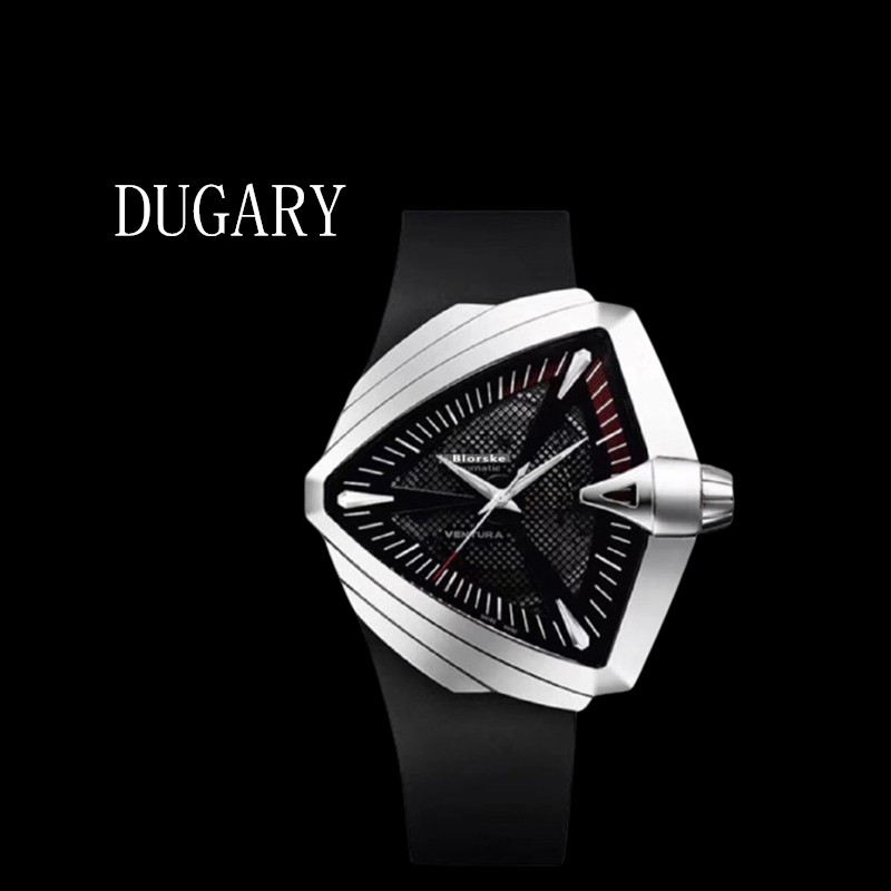 DUGARI luxury diver wave 3D high quality triangle sport brand automatic mechanical men watch waterproof luminous 42mm 316LSteel