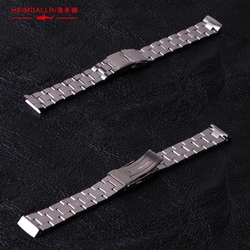 Watchband for Heimdallr 6105 abalone tuna steel band upgrade 316L stainless steel fine 20mm flat band modification accessories