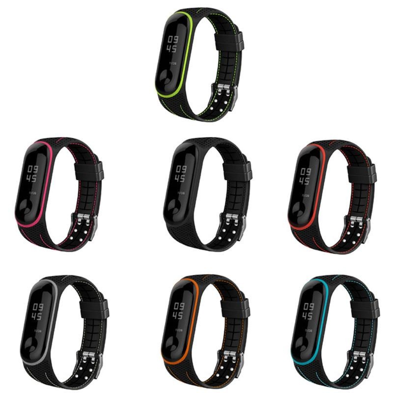 Free Shipping Replacement Honeycomb Silicone Bracelet Watch Band Strap for Xiaomi Mi Band 3 4