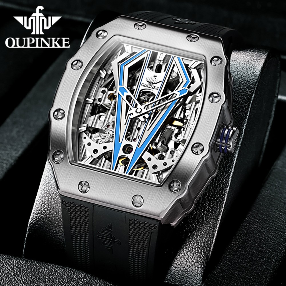 OUPINKE Luxury Brand Men's Mechanical Watches Automatic Swiss Movement Waterproof Sapphire Mirror Men Automatic Watches