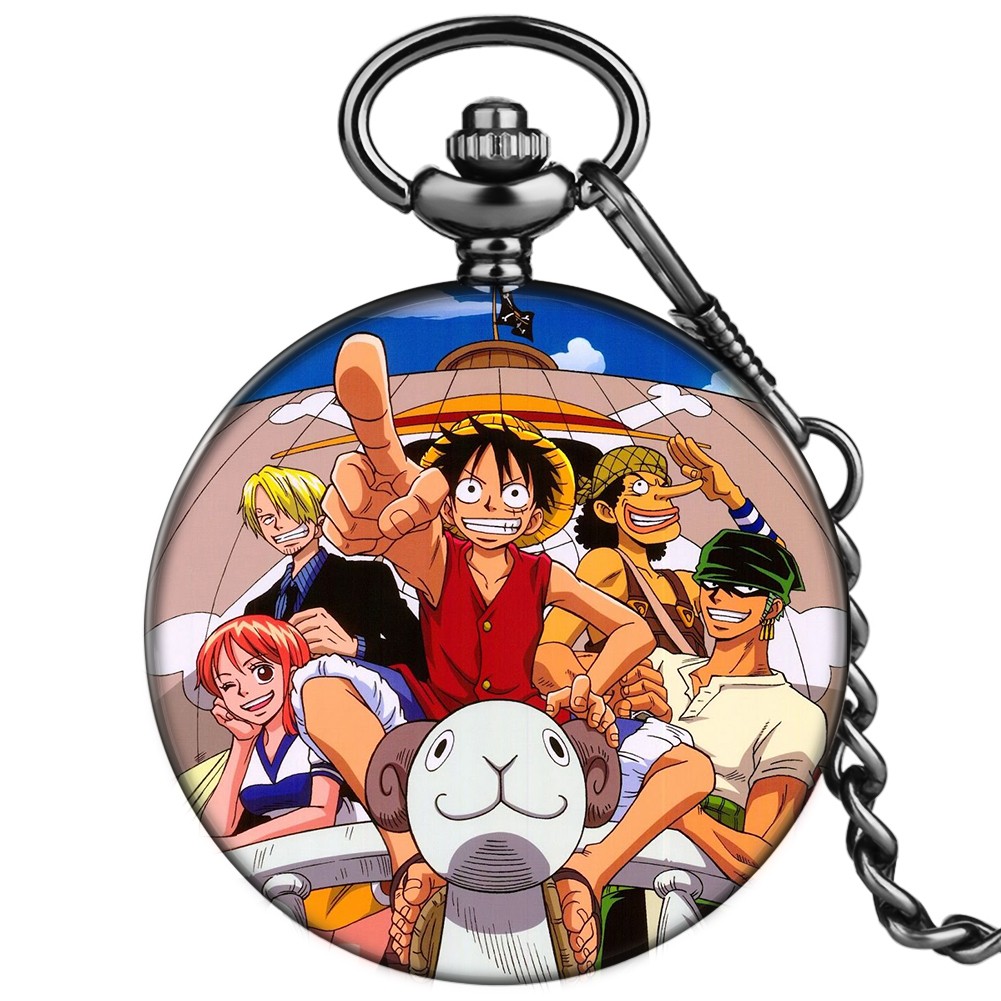 Custom Personalized Animation Personality Pattern Men's Quartz Pocket Watch Unique Unisex Watches Best Christmas Gifts for Male Friend