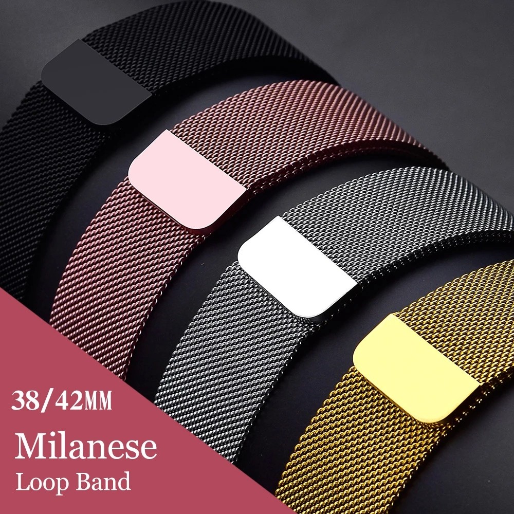 Strap for Apple Watch Band IWatch Series 3 4 5 6 7 Se 44mm 40mm 38mm 42mm 41mm 45mm Accessories Magnetic Loop Smart Watch Bracelet