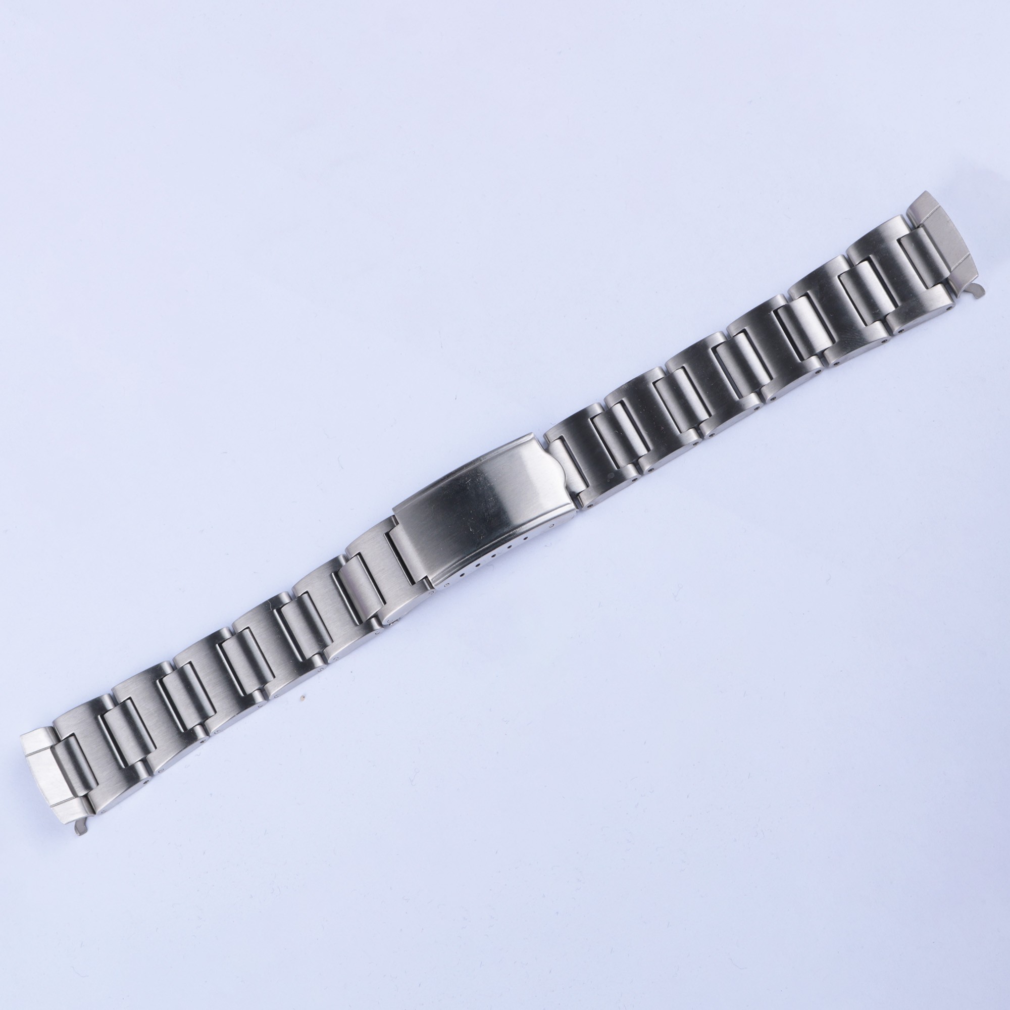 19mm Vintage 316L Hollow Curved End Watch Strap Band Bracelet for Seiko Watch 6139-6002 6000 6001 6005 6032 Chrono