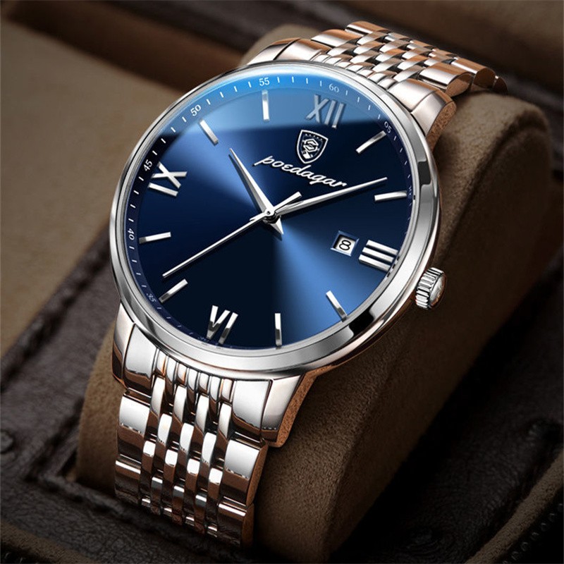 2021The New Brand Luxury Men Watches Waterproof Stainless Steel Quartz Watch Men Date Calendar Business Wristwatch A4167