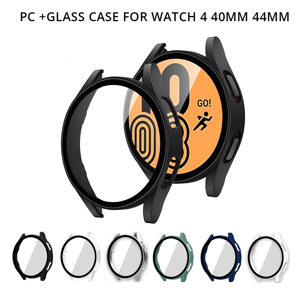 Samsung Galaxy Watch 4 Screen Protector Case 44mm 40mm Protective Flip Cover Hard PC Bumper Case For Women Men Watch 4 44mm 40mm