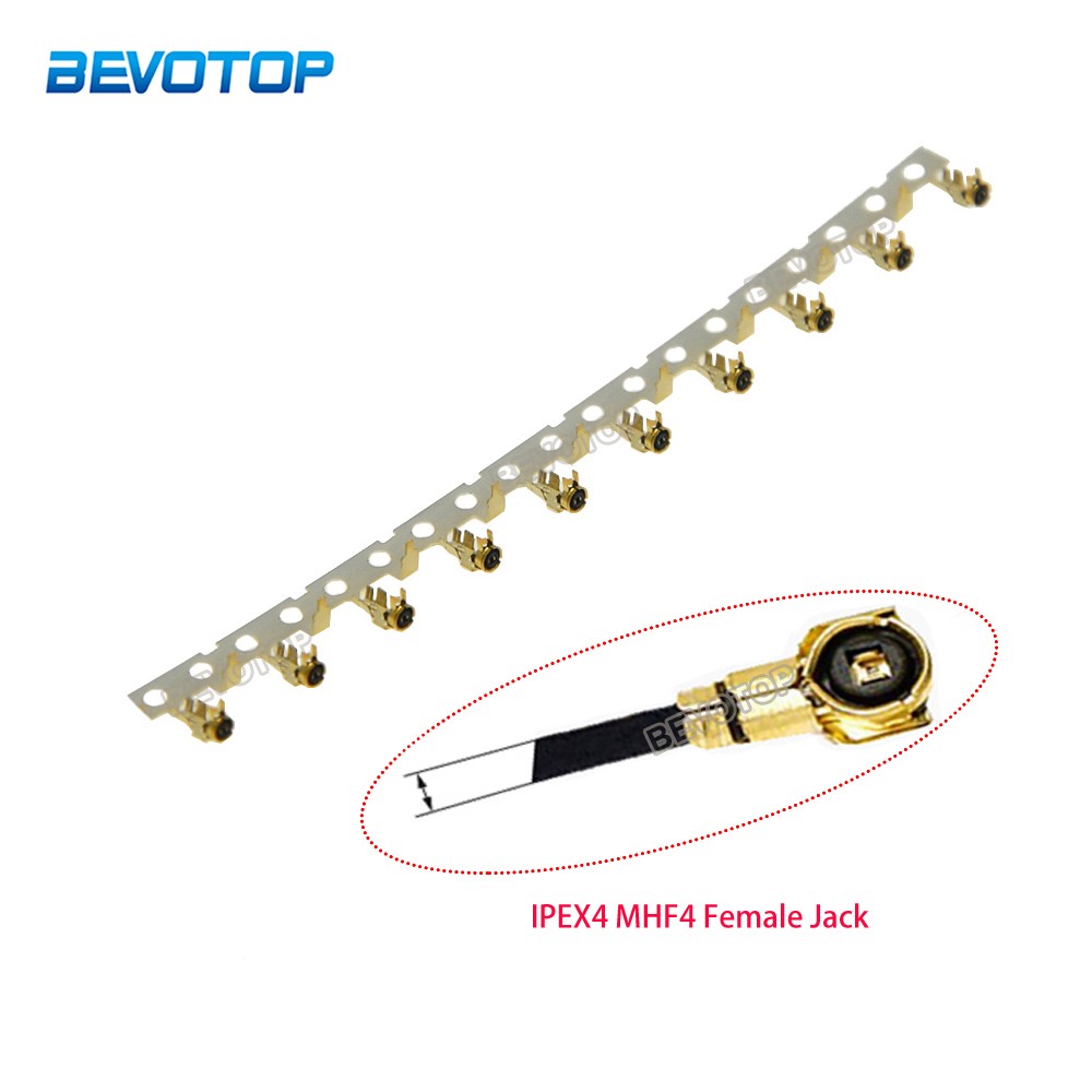 20pcs U.FL IPX IPEX Female Connectors IPEX4 MHF4 SMT Socket WiFi Antenna Base PCB RF Coaxial Antenna Board Terminal