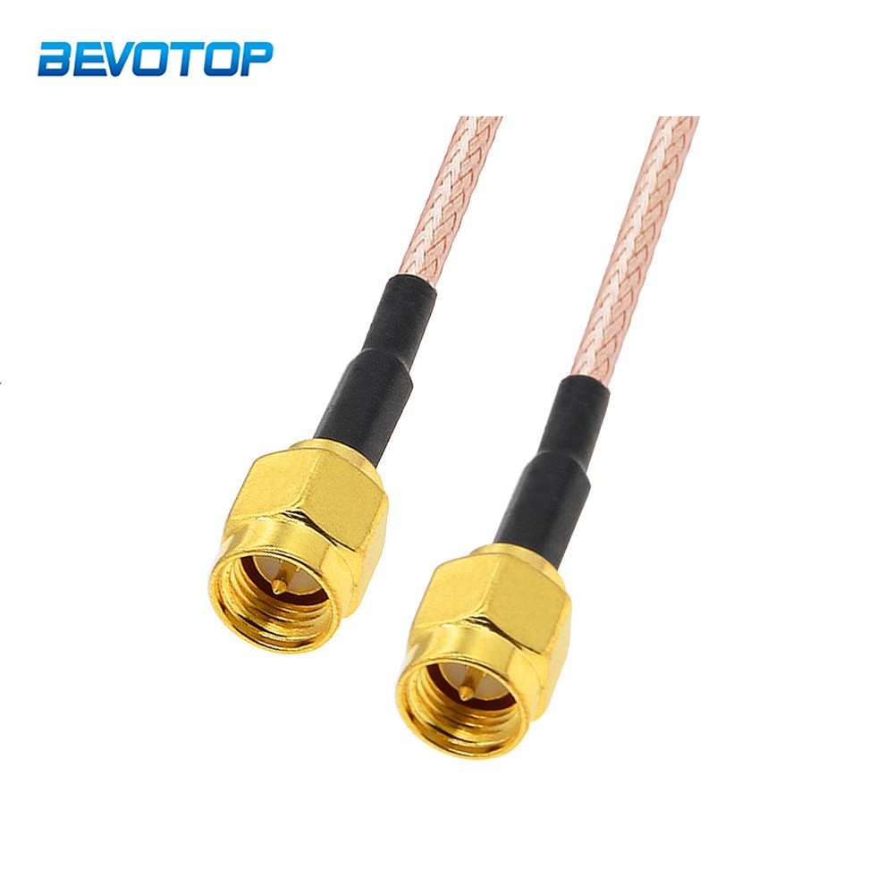 RG316 SMA Male to SMA Male RF Plug Pigtail Jack Connector WIFI Extension Cable RF Coaxial Wire Adapter Wire BEVOTOP 5cm-30m