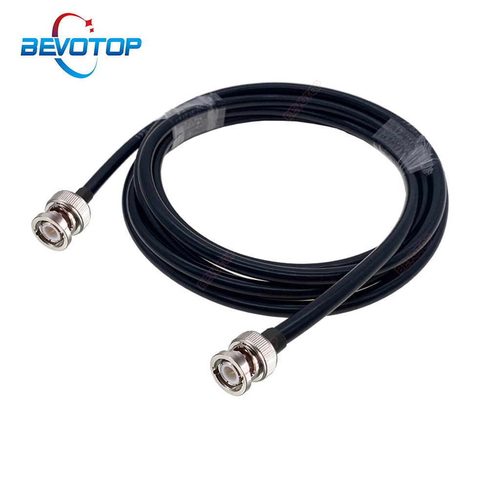 RG223 Coaxial BNC Male to BNC Male Plug RF Cable 50 Ohm Crimp Connector Dual BNC Plug Male Pin Wire Cord 0.5m 1m 2m 5m 10m 20m