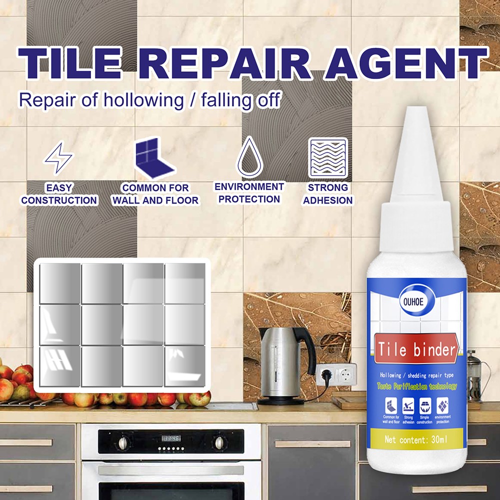 100ml Professional Tile Repair Glue Paste Power Fast Adhesive Wall Repair Tile Repair Professional Glue for Home