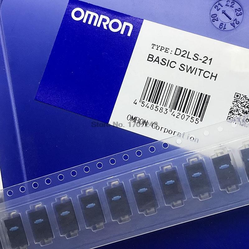 10-100pcs Omron Mouse Micro Switch D2LS-21 D2LS-11 Anywhere MX Logitech M905 Left and Right Switches G900 903 G603 GPW Side Switches