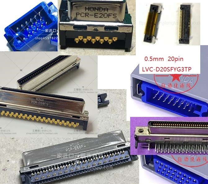 1pc PCR-E68FA PCR-E68FS MR-50L MR-50F MR-50M MR-34M MR-16M LVC-D20SFYG3TP HDRA-E68LFDT Connector Plug