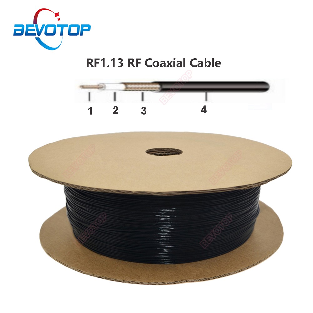 RF1.13 RF Coaxial Cable OD=1.13mm Pigtail 50 Ohm RF Coax Extension Cord Small Wire for Ufl IPX IPEX1 IPEX3 IPEX4 MHF4 Connector