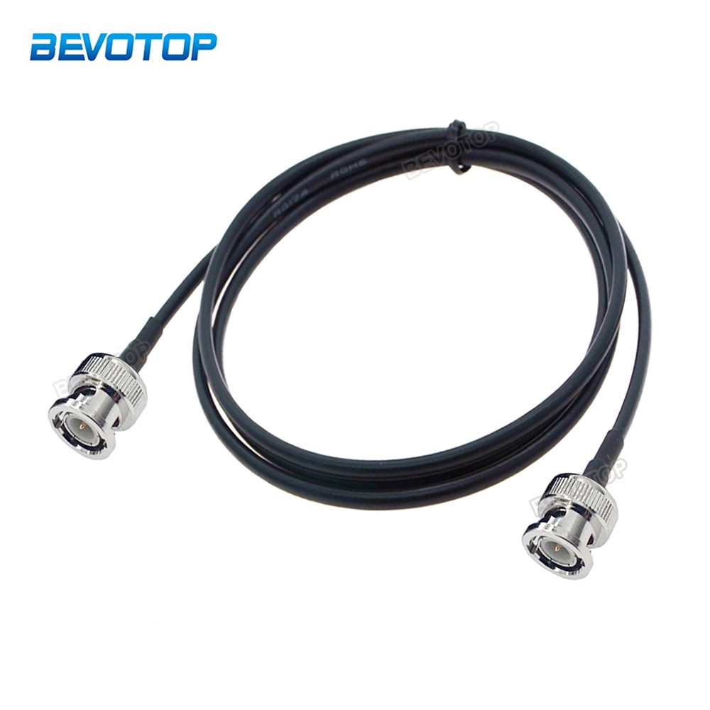 RG174 BNC Male Plug to BNC Male Plug Connector Cable RG-174 50 Ohm Pigtail RF Coaxial Extension Jumper Cord for CCTV Camera