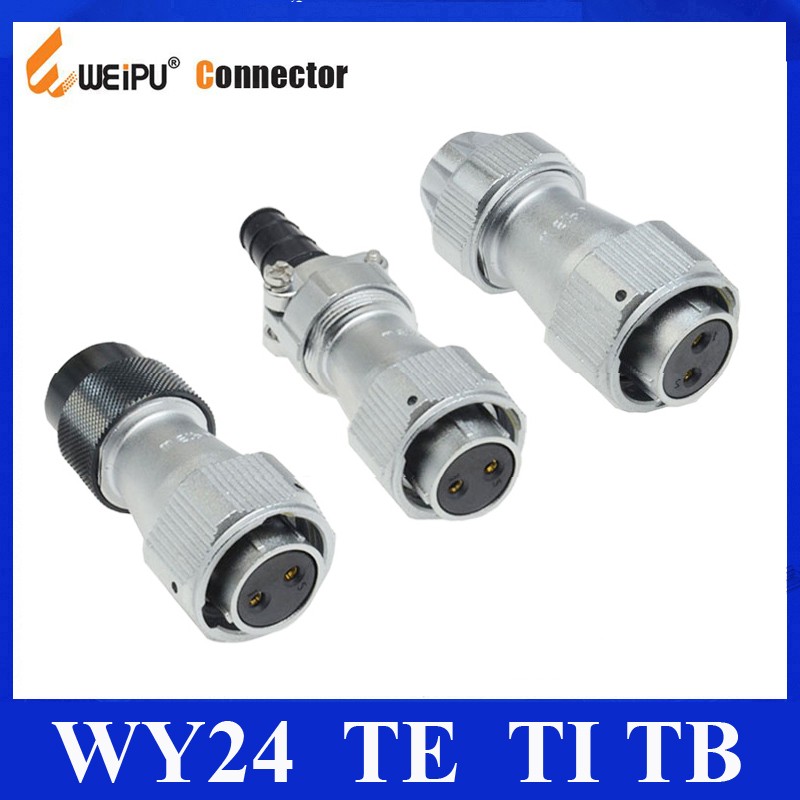 Weipu WY24 - TI Female Connector Female, 2 3 4 9 10 12 19 Pin, Female Casing, Original