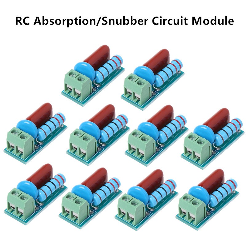 10 قطعة/5/2/1 قطعة RC امتصاص/Snubber وحدة الدائرة التتابع الاتصال حماية المقاومة زيادة