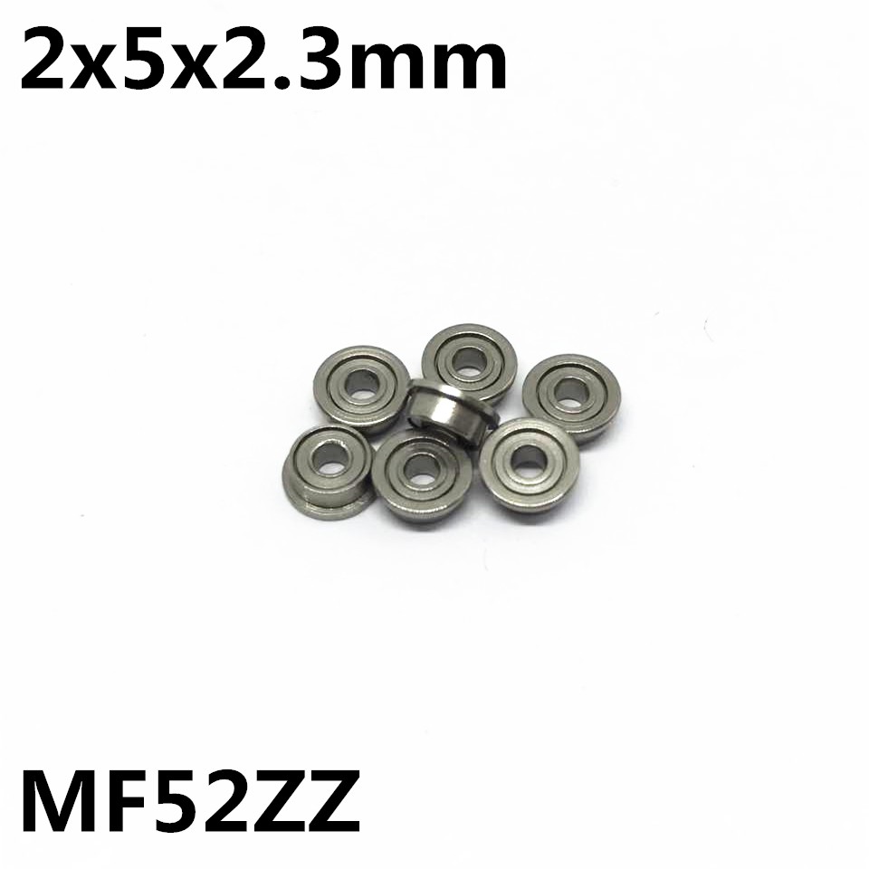 Deep groove ball bearings, 50pcs, MF52ZZ 2x5x2.3 mm, high quality MF52Z MF52