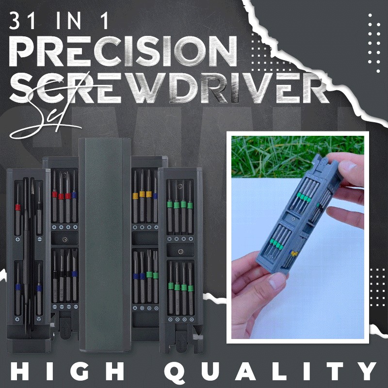 31 In 1 Precision Screwdriver Set Magnetic Screw Driver Bits Kit For Xiaomi Phones Computer Repair Tri Wing Hex Torx Screwdrivers