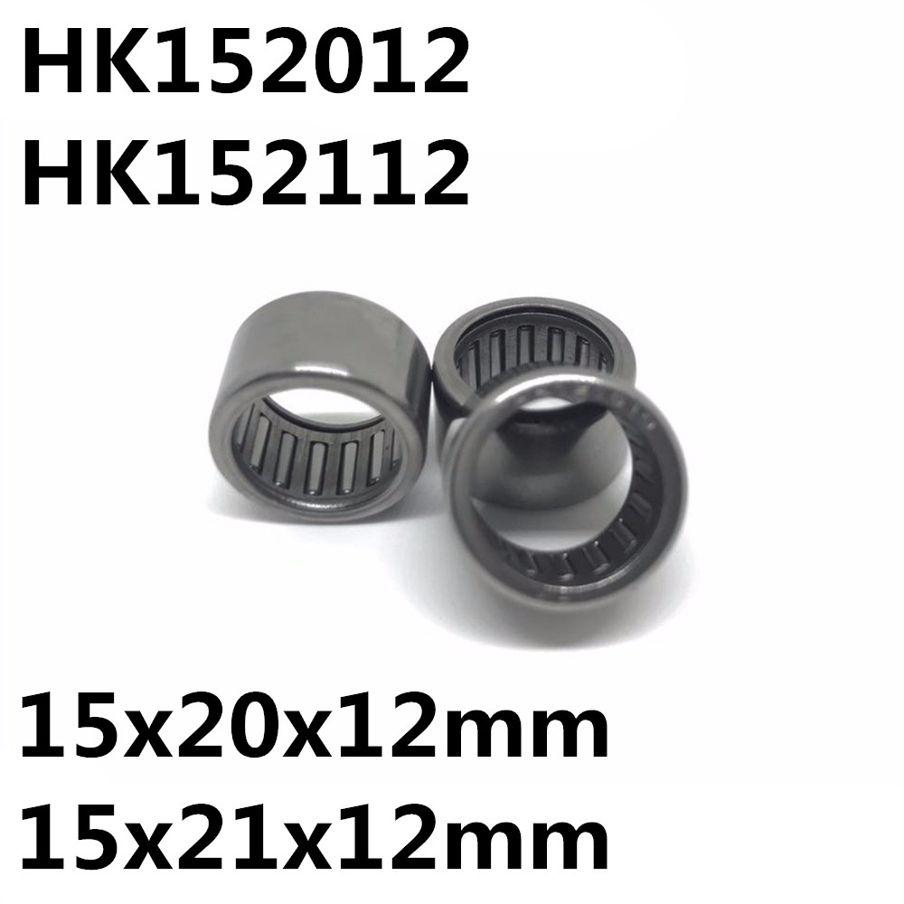 10pcs HK152012 HK152112 15x20x12 or 15x21x12mm 7941/15 37941/15 bearing shell type needle bearings high quality HK1512