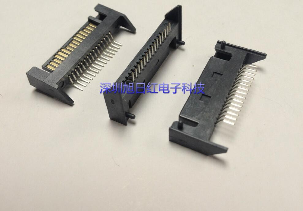 15 Pin SATA Hard Disk Drive Interface Connector SMD Male Socket Connector