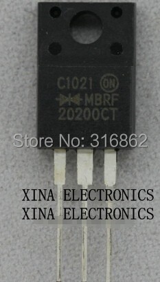 MBRF20200CT MBRF20200 mbrf 20200CT 20a 200 فولت TO-220 بنفايات الأصلي 10 قطعة/الوحدة شحن مجاني تكوين الالكترونيات عدة