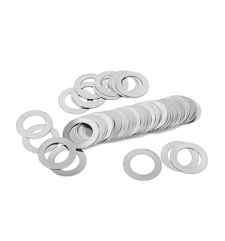 30pcs M3.5 Flat Washer 304 Stainless Steel Gasket Ring Thin Washers Gaskets Pad Gap 0.1mm Thickness 5mm-20mm OD