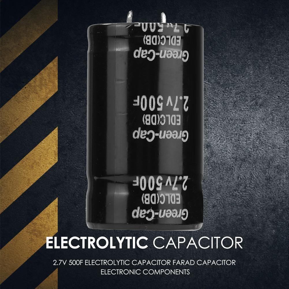 2.7V 500F Metal Electrolytic Capacitor Wide Scope Of Application Daily Durability Farad Capacitor For Automotive Circuits